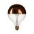  Copper hemisphere G125 LED bulb 7W 806Lm E27 2700K adjustable