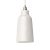  Ceramic Lampshade Bottle, Materia Collection - Made in Italy Glossy White