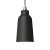  Ceramic Lampshade Bottle, Materia Collection - Made in Italy Black