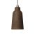  Ceramic Lampshade Bottle, Materia Collection - Made in Italy Corten Effect-White