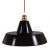  Industrial ceramic lampshade for suspension - Made in Italy black-copper