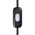  Built-in single pole switch Creative switch black