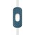  Built-in single-pole switch Creative Switch petrol blue