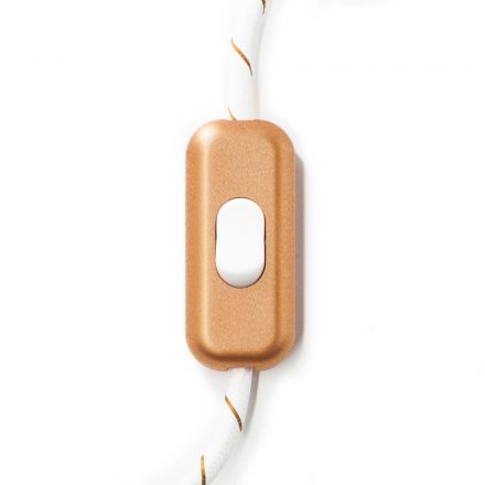  Built-in single-pole switch Creative Switch brushed copper