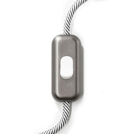  Built-in single-pole switch Creative Switch in brushed titanium