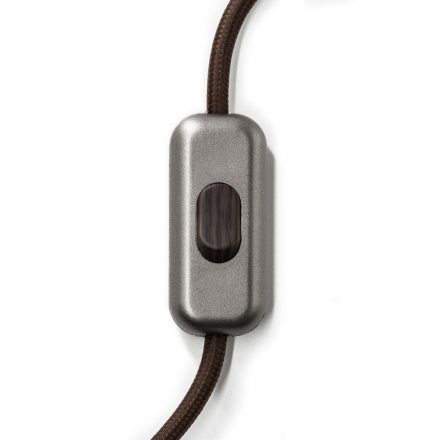  Built-in single-pole switch Creative Switch in brushed titanium