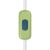 Built-in single-pole switch Creative Switch soft green