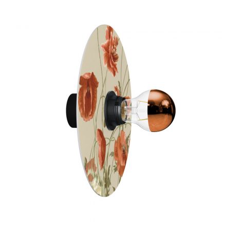  Wall or ceiling lamp with flower pattern shade 'Blossom Haven' - Waterproof IP44