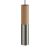  Tub-E14, Wood And Metal Tube For Spotlight E14 Double Ring Lamp Holder