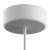  EIVA cylindrical outdoor ceiling rose set IP65 - made of soft-touch silicone