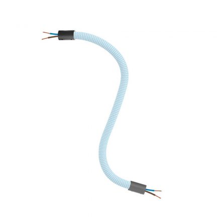  Kit Creative Flex flexible tube baby blue RM76 with textile lining and metal connectors