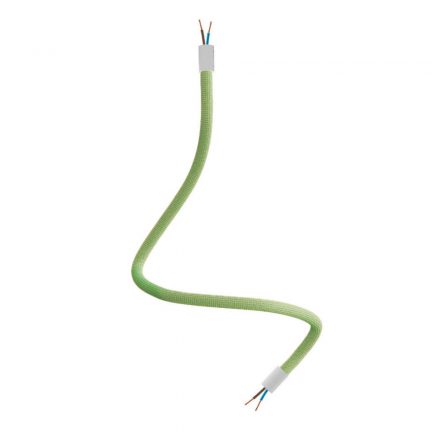  Kit Creative Flex flexible tube grass green RM77 with textile lining and metal connectors