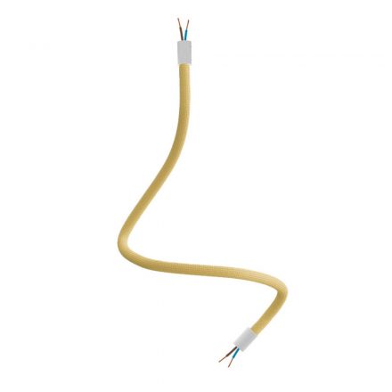  Kit Creative Flex flexible tube mustard RM79 with textile lining and metal connectors