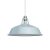  Dockyard Lampshade made of Enamelled Metal, with E27 Fixture, 38 cm Diameter Soft Blue