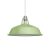  Dockyard Lampshade made of Enamelled Metal, with E27 Fixture, 38 cm Diameter Soft Green