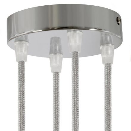  Cylindrical metal 4-hole ceiling rose kit