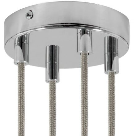  Cylindrical metal 4-hole ceiling rose kit