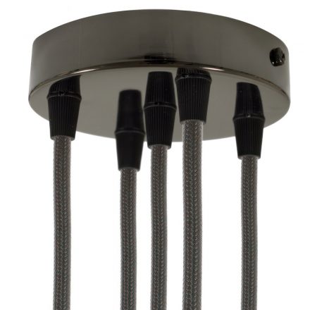  Cylindrical metal 5-hole ceiling rose kit