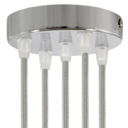  Cylindrical metal 5-hole ceiling rose kit