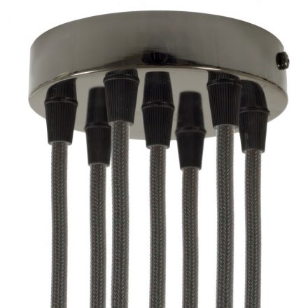  Cylindrical metal 7-hole ceiling rose kit