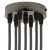  Cylindrical metal 7-hole ceiling rose kit