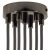  Cylindrical metal 7-hole ceiling rose kit