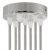  Cylindrical metal 7-hole ceiling rose kit