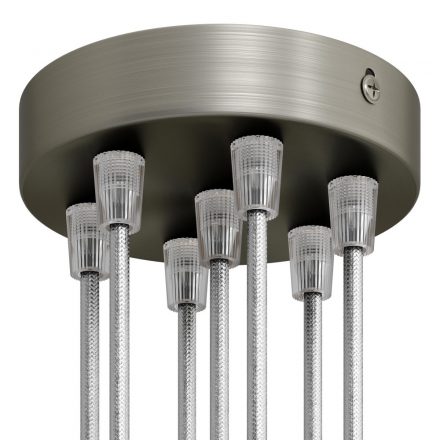  Cylindrical metal 7-hole ceiling rose kit