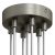  Cylindrical metal 7-hole ceiling rose kit