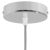  Cylindrical metal ceiling rose set