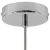  Cylindrical metal ceiling rose set