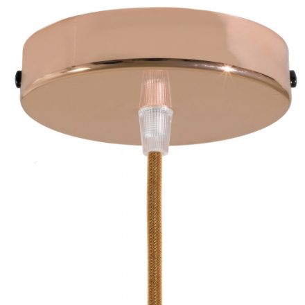  Cylindrical metal ceiling rose set