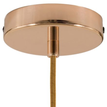  Cylindrical metal ceiling rose set