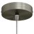  Cylindrical metal ceiling rose set