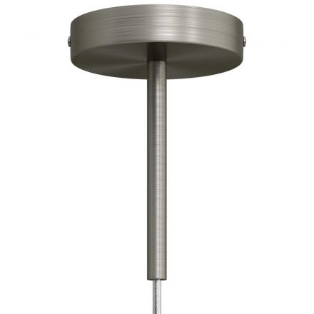  Cylindrical metal ceiling rose set with 15 cm cable clamp