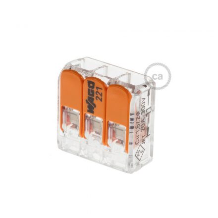  3-pole transparent universal extension connectors