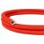 Creative-Tube flexible protective tube, Rayon Red RM09 fabric cover, 20 mm diameter