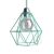  Bare Light Bulb Cage Metal Lampshade Diamond with E27 Socket