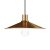  Swinging Enamel Metal Lampshade with E27 Socket White-Brushed Bronze