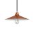  Swinging Enamel Metal Lampshade with E27 Socket White-Copper