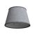  Impero Fabric Lampshade with E27 Mount for Table or Wall Lamps - Made in Italy Gray Jute