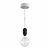  EIVA outdoor pendant lamp for lampshades with 1.5 m textile cable, silicone ceiling rose and lamp holder IP65 waterproof