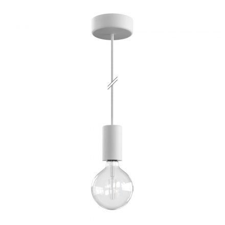  EIVA ELEGANT outdoor pendant lamp with 1.5 m textile cable, silicone ceiling rose and lamp holder IP65 waterproof