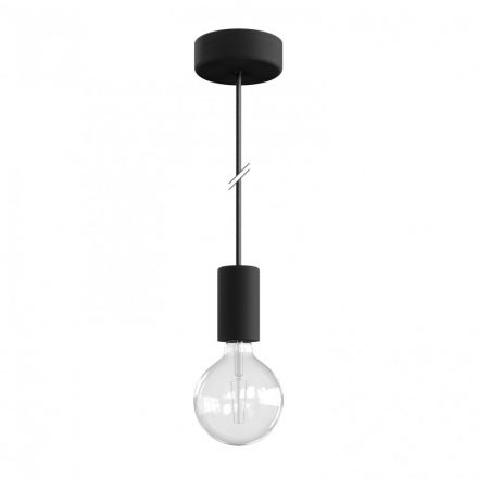  EIVA ELEGANT outdoor pendant lamp with 1.5 m textile cable, silicone ceiling rose and lamp holder IP65 waterproof