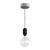  EIVA outdoor pendant lamp for lampshades with 1.5 m textile cable, silicone ceiling rose and lamp holder IP65 waterproof