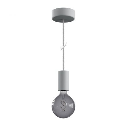  EIVA ELEGANT outdoor pendant lamp with 1.5 m textile cable, silicone ceiling rose and lamp holder IP65 waterproof