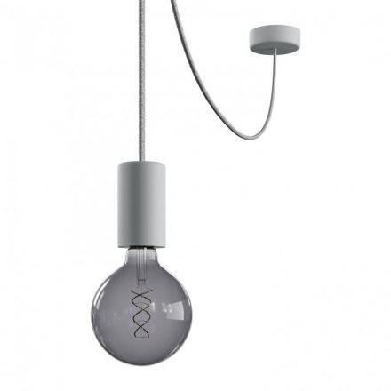 EIVA ELEGANT outdoor pendant lamp with 5 m textile cable, decentralizer, ceiling rose and lamp holder IP65 waterproof