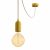  EIVA PASTEL outdoor hanging lamp with 5 mt textile cable, decentralizer, ceiling rose and lamp holder IP65 waterproof