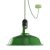  EIVA outdoor hanging lamp with lampshade, 5 m textile cable, decentraliser, ceiling rose and lamp holder IP65 waterproof