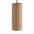  Hanging lamp with textile cord and Tub-E14 wooden shade - Made in Italy